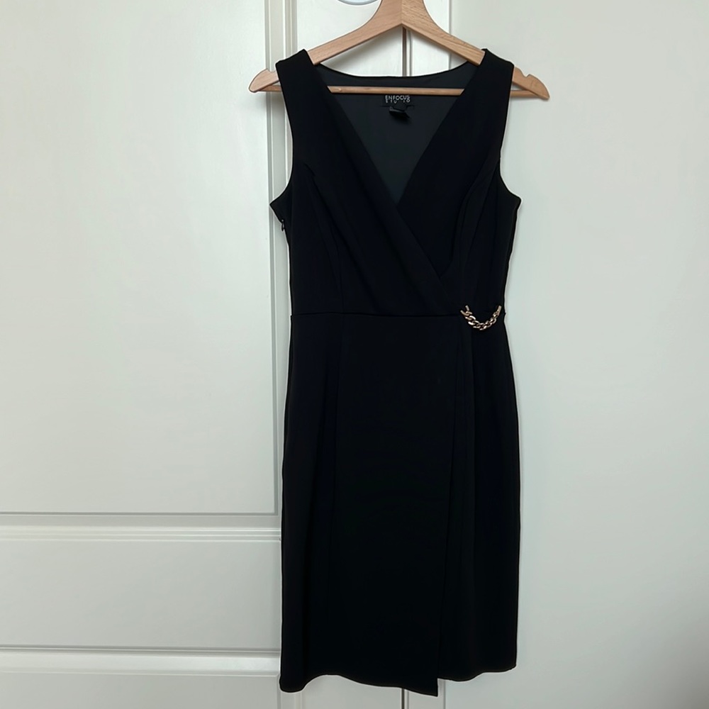 Black work dress